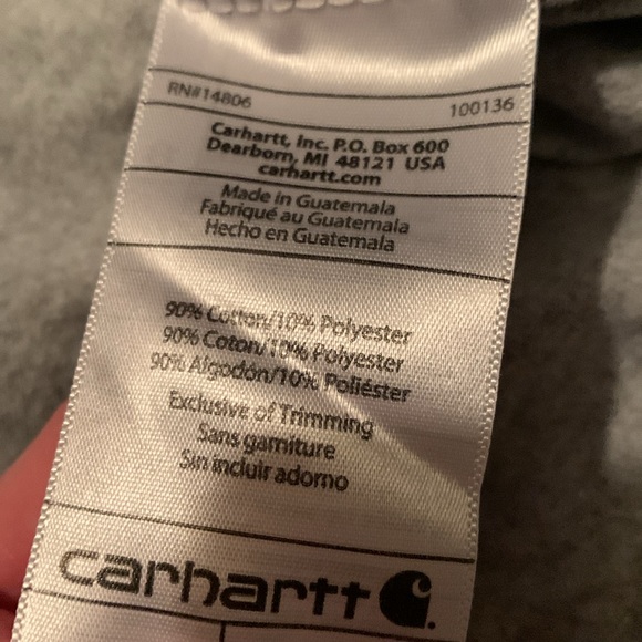 Like new mens Carhartt long sleeve pocket tee - Picture 4 of 5